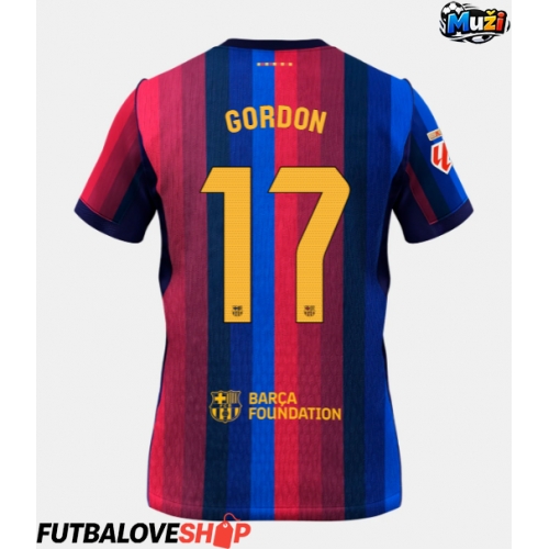 Dres Barcelona Anthony Gordon #17 Domáci 2026-27 Krátky Rukáv